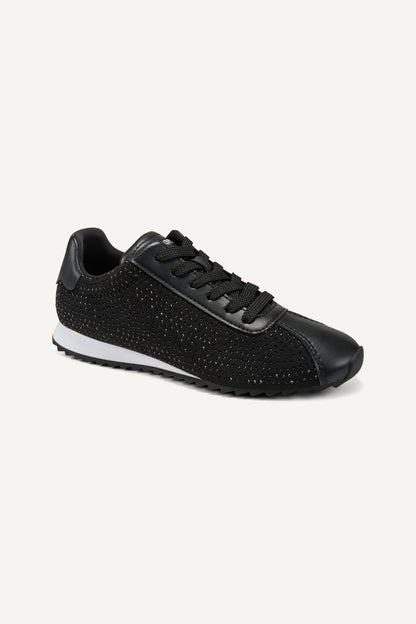 Black DKNY ALASKA LACE UP SNEAKER