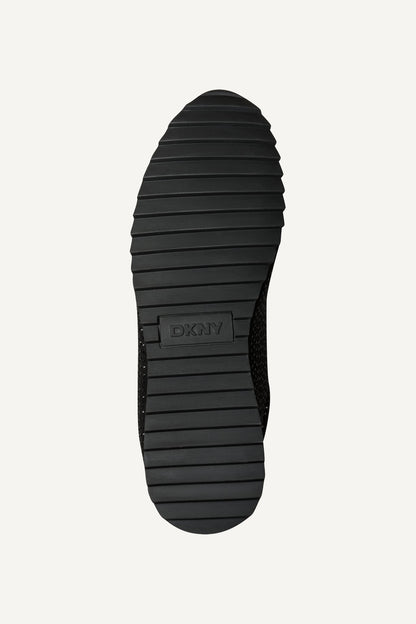 Black DKNY ALASKA LACE UP SNEAKER
