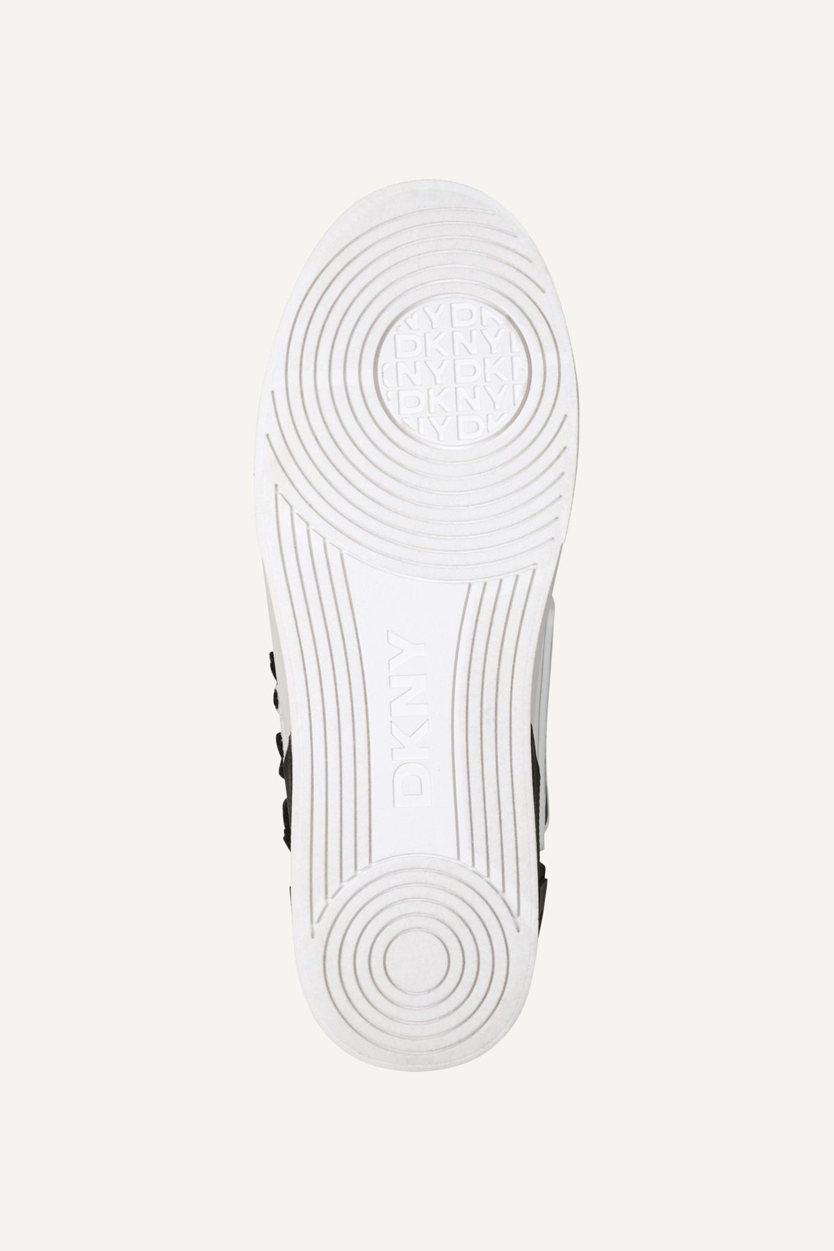 White DKNY MINDI CITY SIGNS SLIP ON SNEAKER
