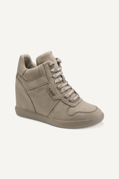 Mauve DKNY SEREINA LACE UP SNEAKER