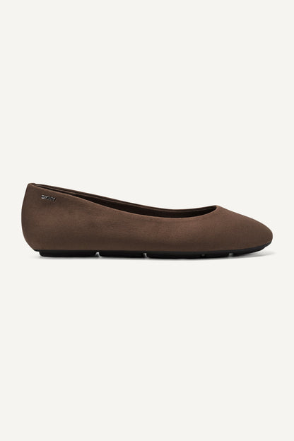 Walnut DKNY MOONIRA BALLET FLAT