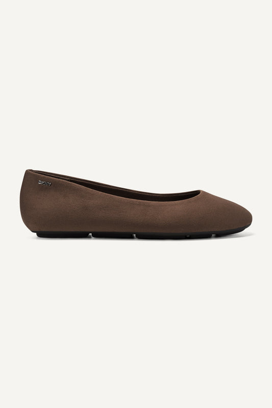 Walnut DKNY MOONIRA BALLET FLAT