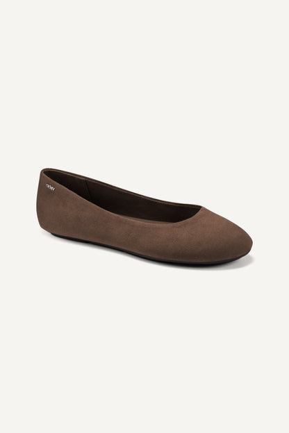 Walnut DKNY MOONIRA BALLET FLAT