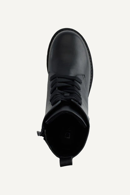 Black DKNY ROMMILY LACE UP BOOT