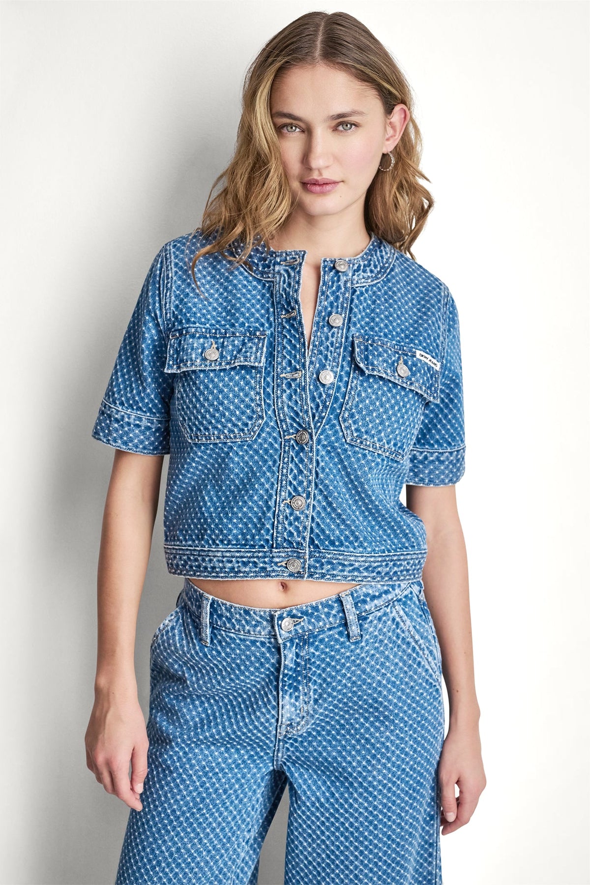 Midwood DKNY PATCH POCKET DENIM SHIRT JACKET