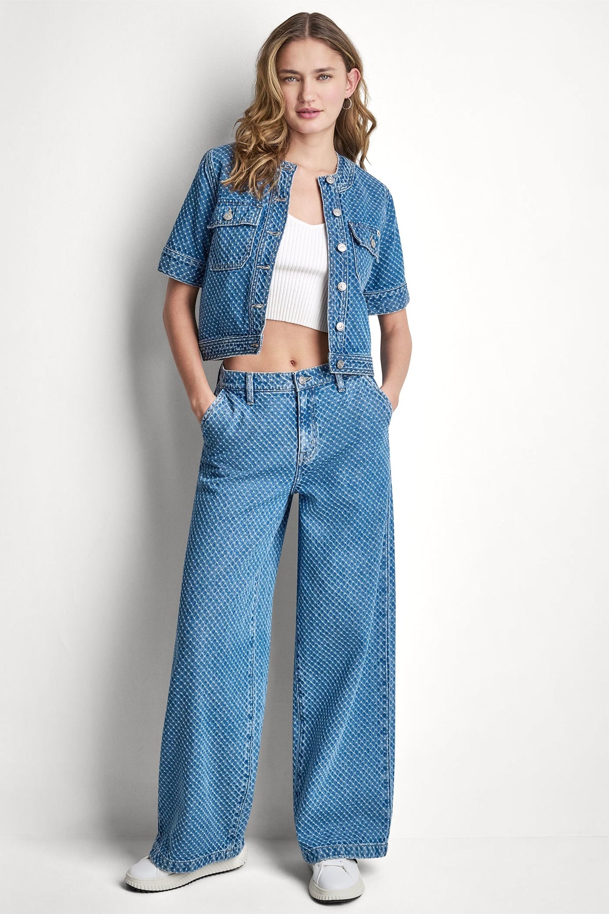 Midwood DKNY PATCH POCKET DENIM SHIRT JACKET