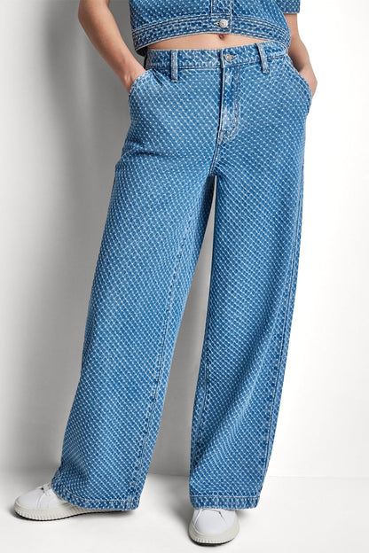 Midwood DKNY MID-RISE WIDE LEG WITH SLASH POCKETS