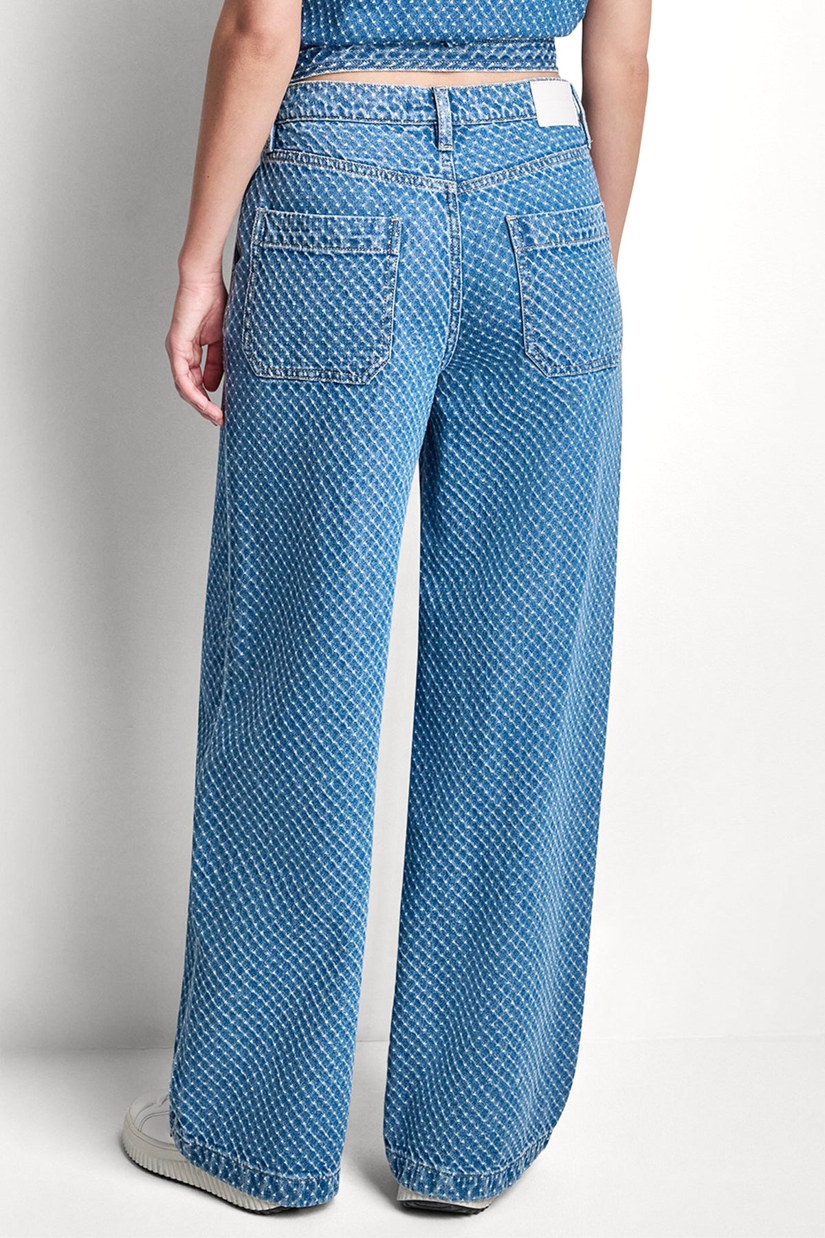 Midwood DKNY MID-RISE WIDE LEG WITH SLASH POCKETS