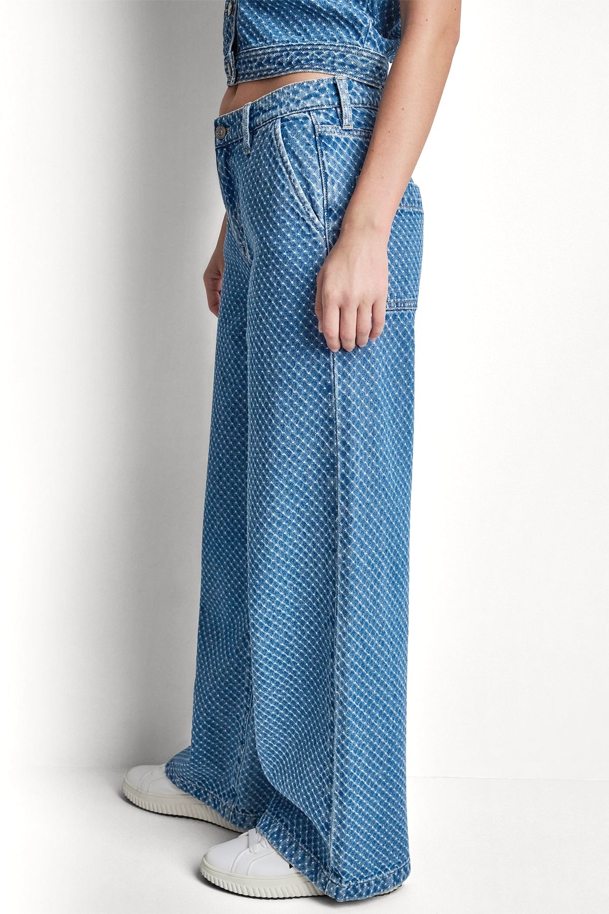 Midwood DKNY MID-RISE WIDE LEG WITH SLASH POCKETS