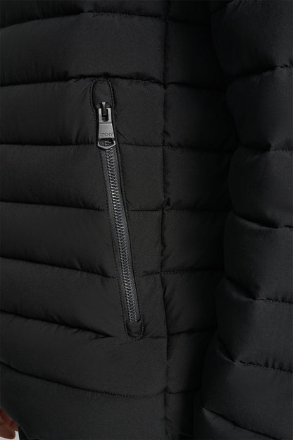 Black DKNY LIGHT WEIGHT MOTO JACKET
