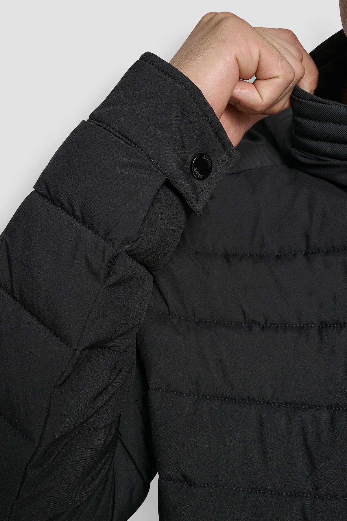 Black DKNY LIGHT WEIGHT MOTO JACKET