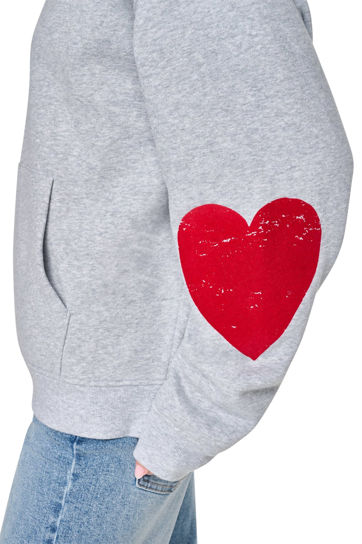 Black DKNY OVERSIZED BIG APPLE LOGO HOODIE