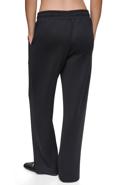 Ivory DKNY PINS & PATCHES DRAWSTRING PANT