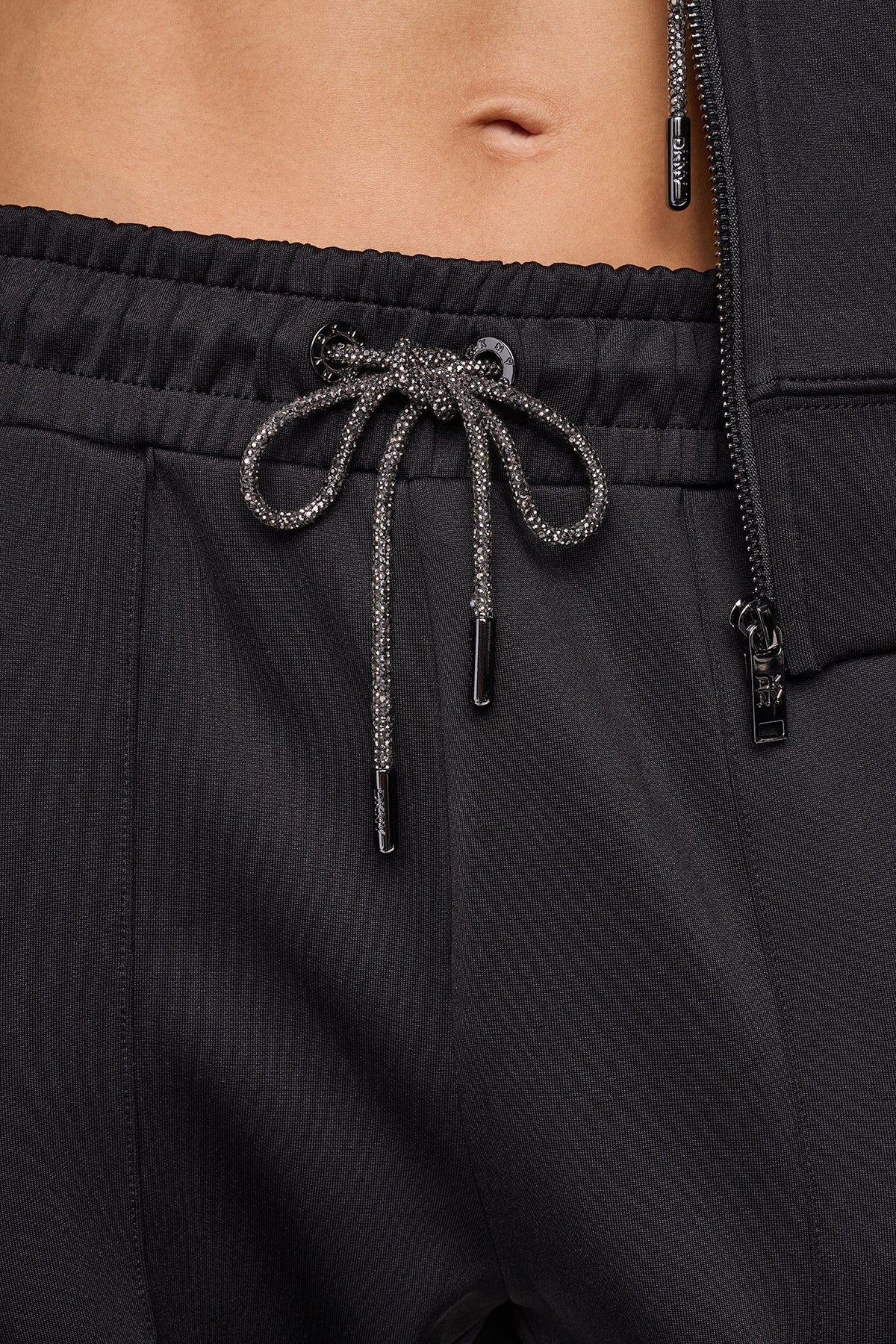 Ivory DKNY PINS & PATCHES DRAWSTRING PANT