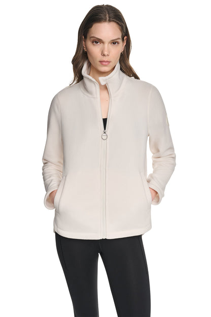 Peacoat DKNY TECH FLEECE FULL ZIP JACKET