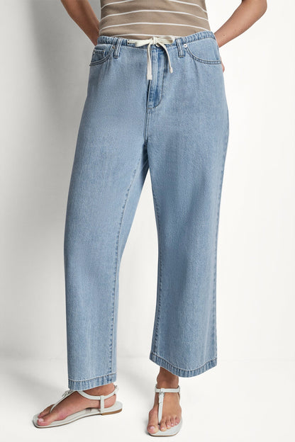 Brighton DKNY MID-RISE DRAWCORD WIDE LEG