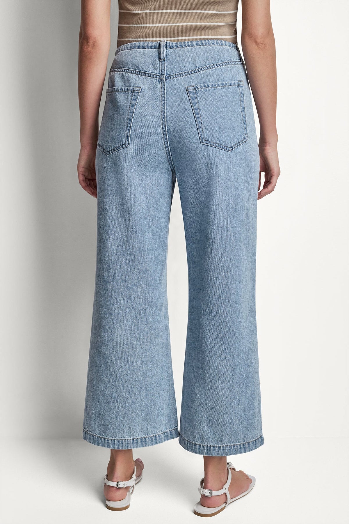 Brighton DKNY MID-RISE DRAWCORD WIDE LEG