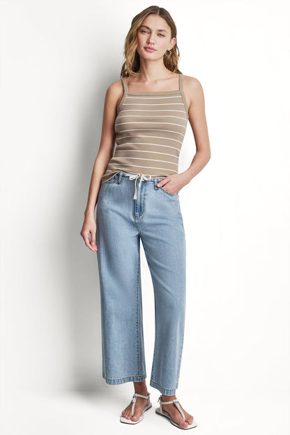 Brighton DKNY MID-RISE DRAWCORD WIDE LEG