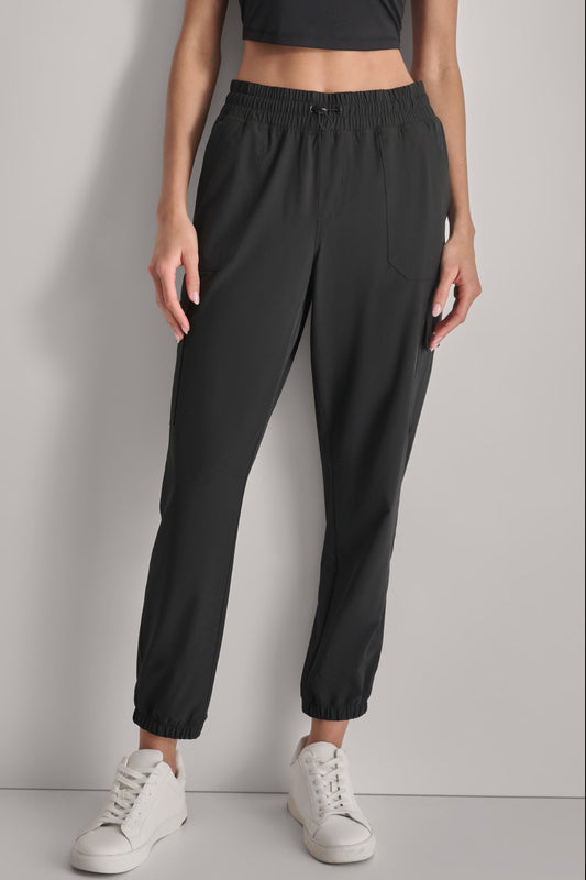 Pebble DKNY HIGH-RISE RELAXED CARGO JOGGER