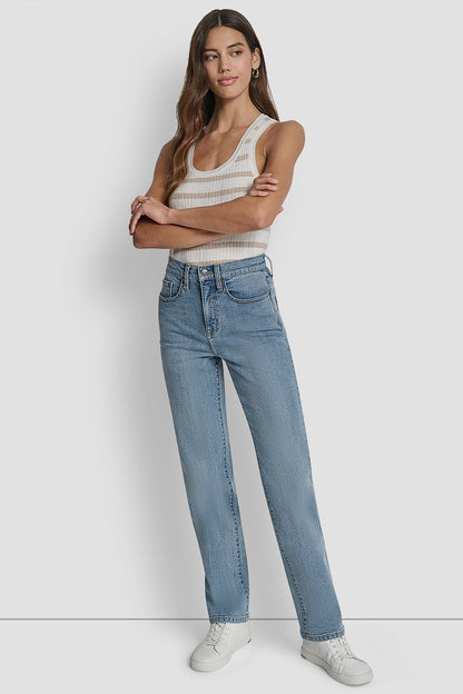 BRYANT WASH DKNY HIGH-RISE CLASSIC STRAIGHT