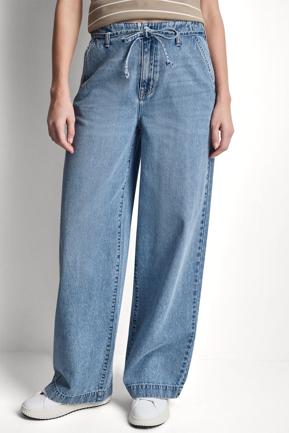 Eden DKNY HIGH-RISE WIDE LEG JEAN