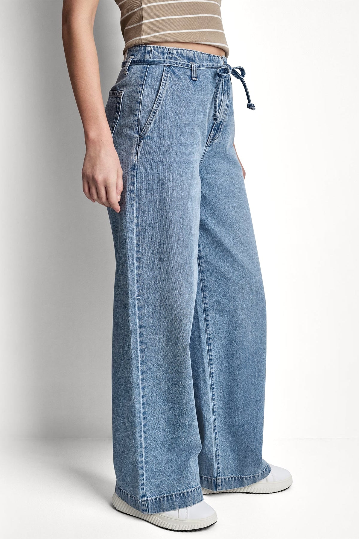 Eden DKNY HIGH-RISE WIDE LEG JEAN