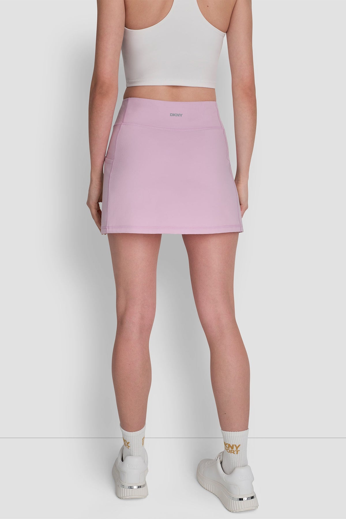 Pink Lavender DKNY EXTRA HIGH-RISE BALANCE COMPRESSION SKORT