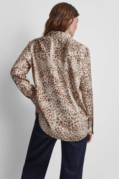 Disguise Woodsmoke DKNY BUTTON FRONT PRINTED BLOUSE