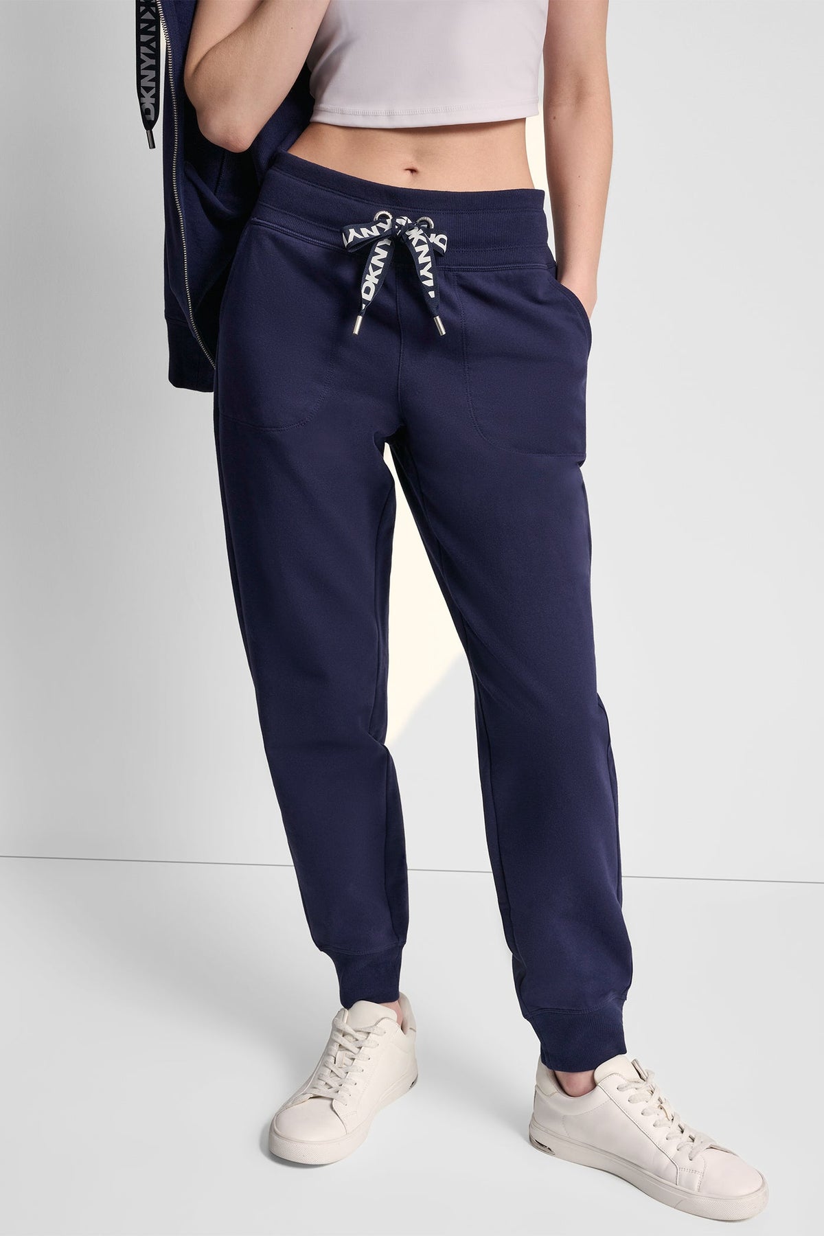 Punch DKNY HIGH-RISE SKINNY CUFFED ANKLE JOGGER