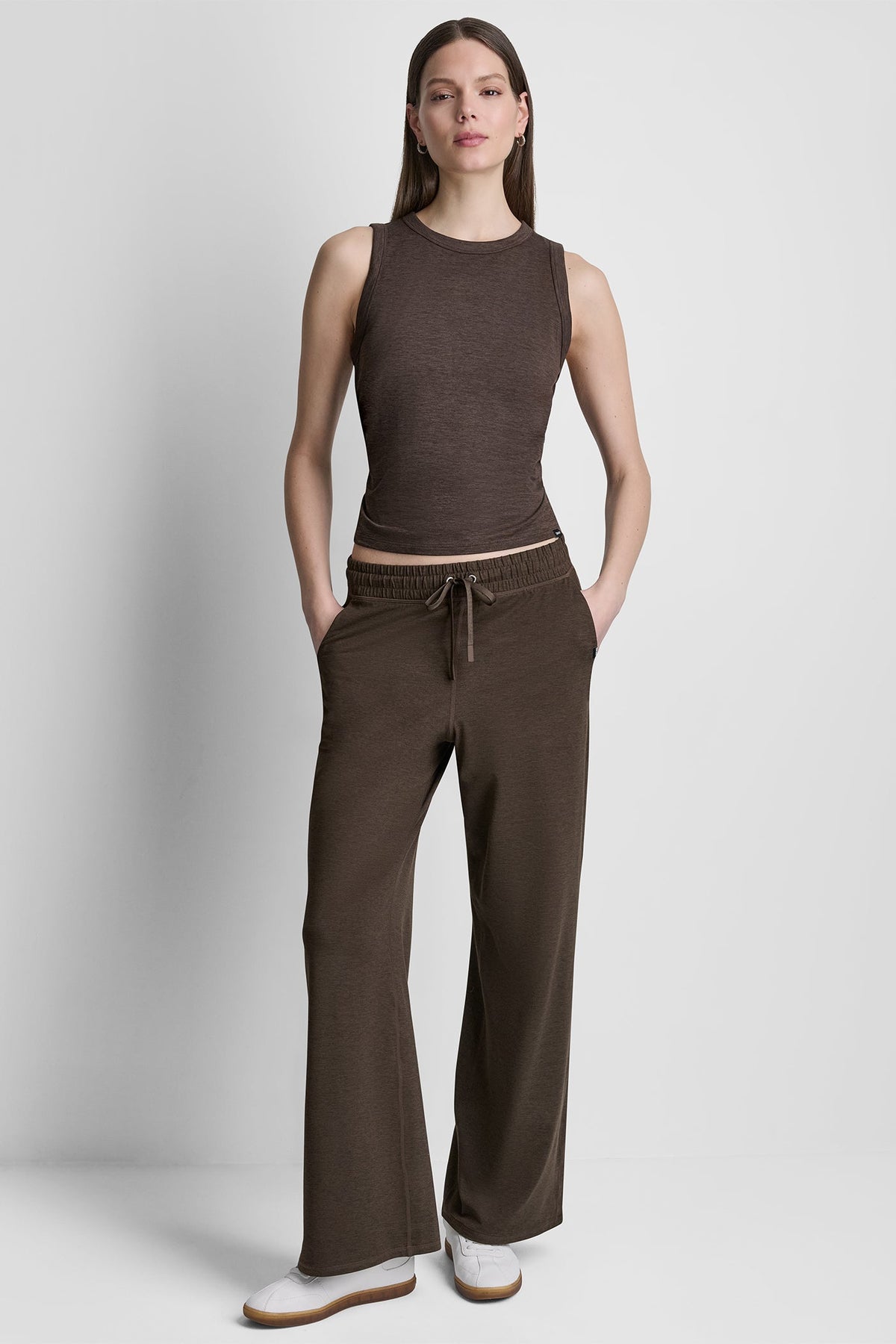 Mesa Rose Spacedye DKNY SPACEDYE TANK WITH RUCHING