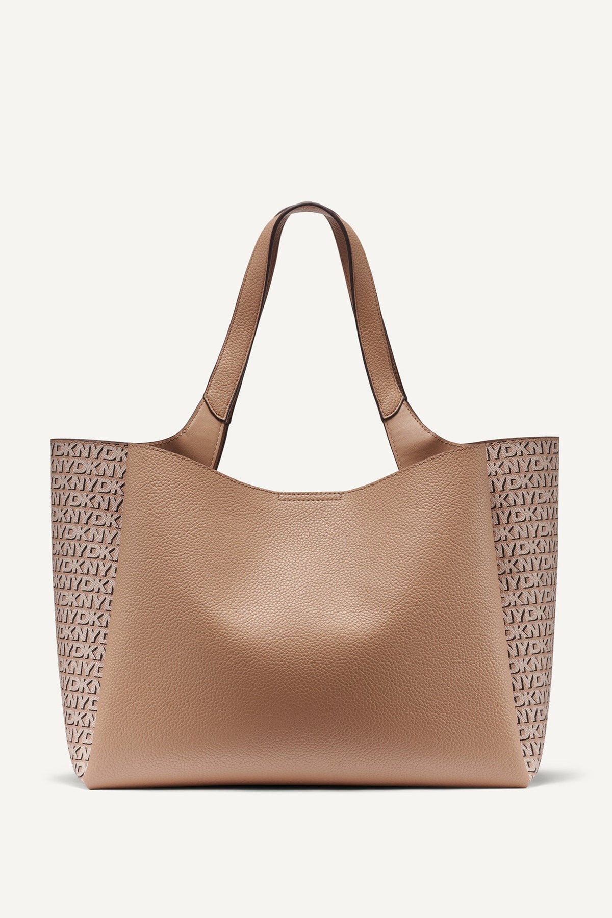 Cappuccino DKNY WILLA NEW YORK LOGO TOTE
