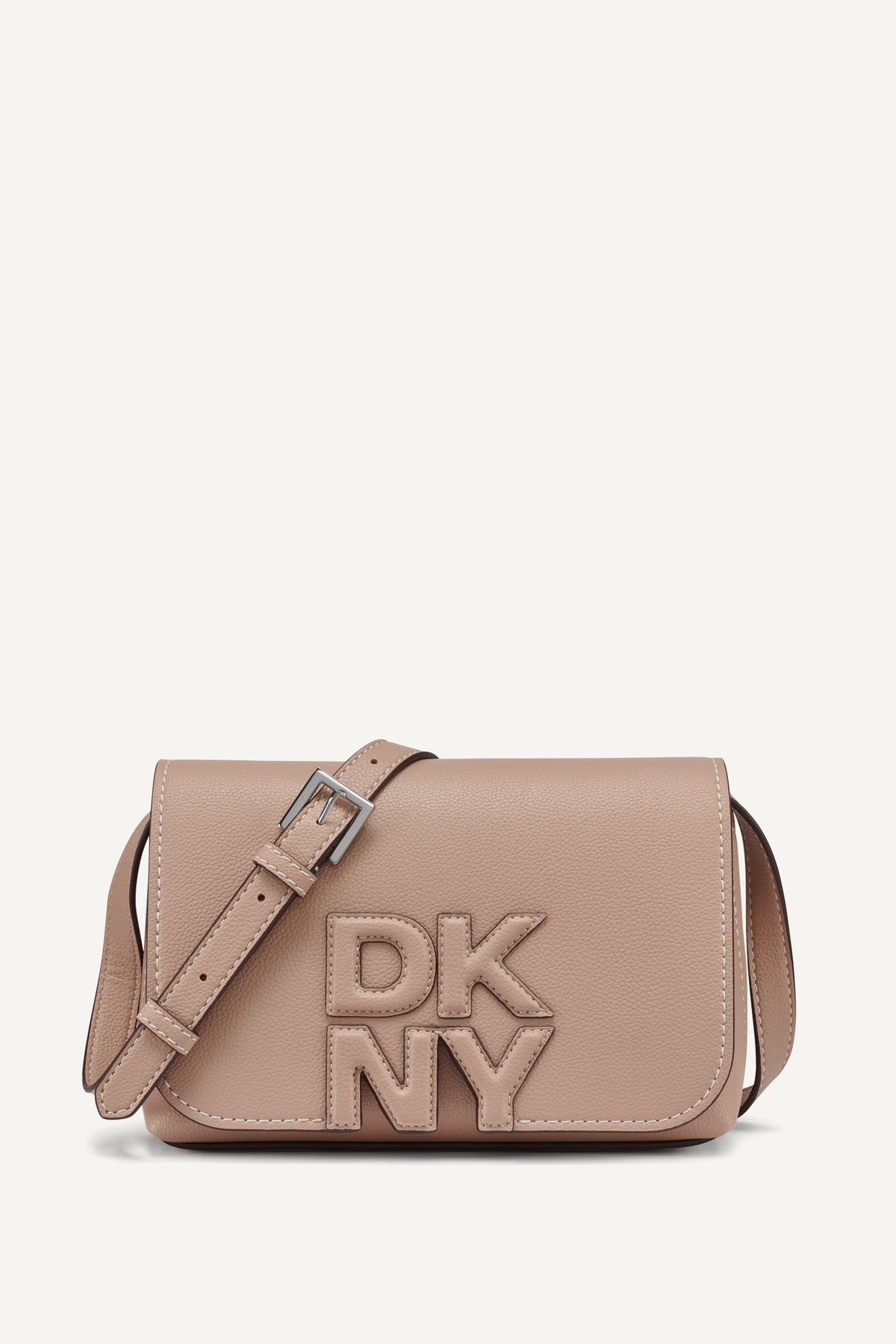 Black/Silver DKNY NICOLE LOGO CROSSBODY BAG