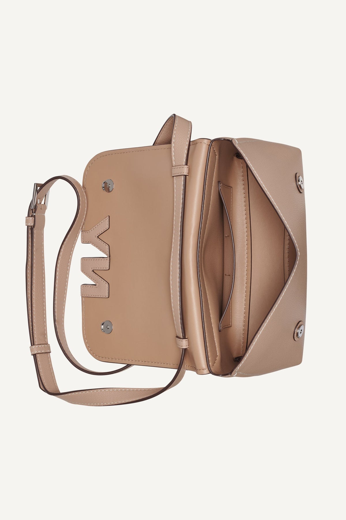 Black/Silver DKNY NICOLE LOGO CROSSBODY BAG