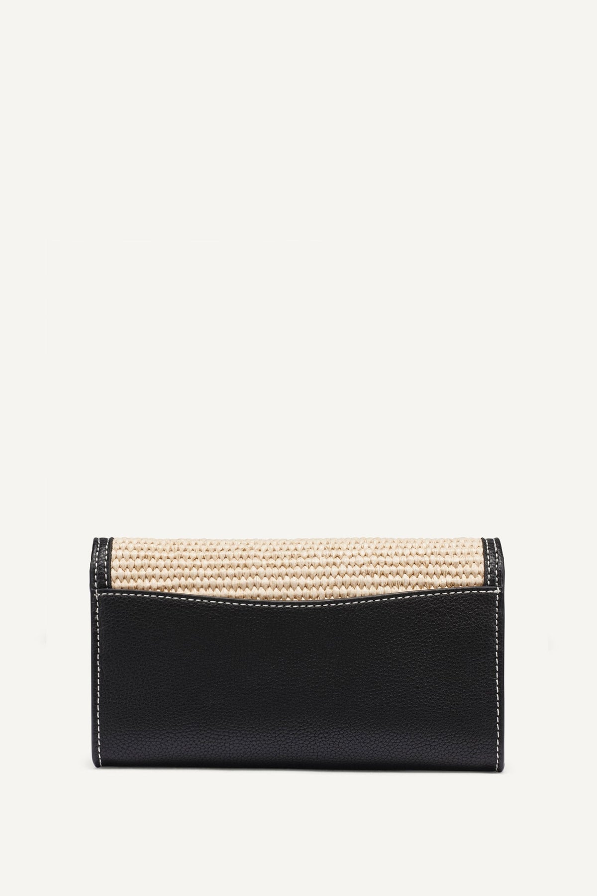 Natural/Black DKNY NICOLE FLAP CROSSBODY