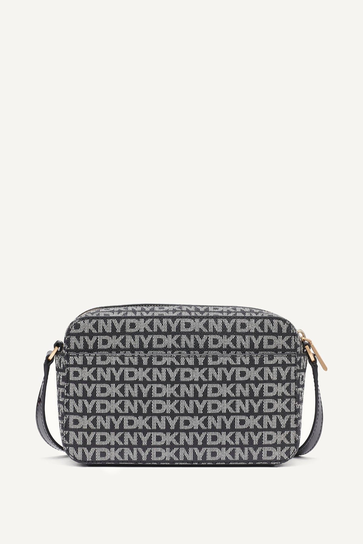 BLACK LOGO/BLACK DKNY AVRIL LOGO CAMERA BAG