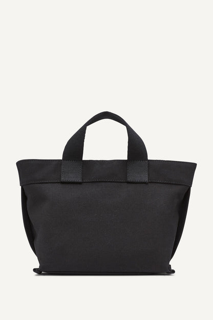 BLACK/DAFFODIL DKNY BRADY CANVAS LOGO CROSSBODY BAG