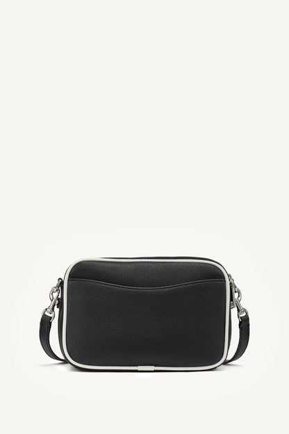 Marshmallow/Black DKNY NELL CAMERA BAG