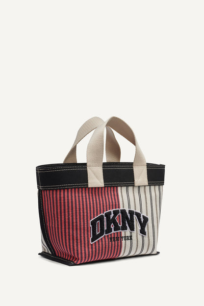 Punch Multi DKNY BRADY CANVAS STRIPE SMALL LOGO CROSSBODY BAG