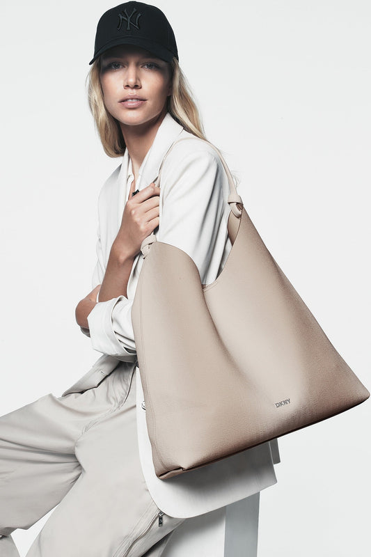 Light Taupe DKNY PAULA HOBO