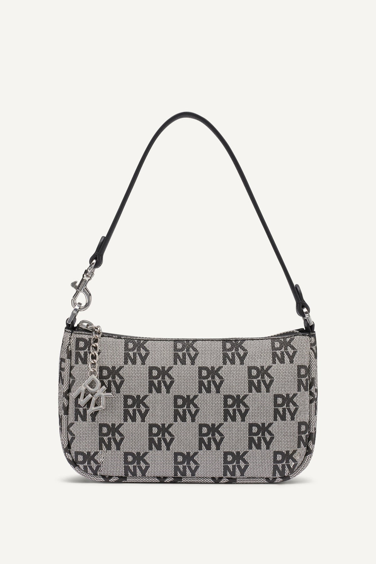 Black Logo Black DKNY SARAH SHOULDER BAG