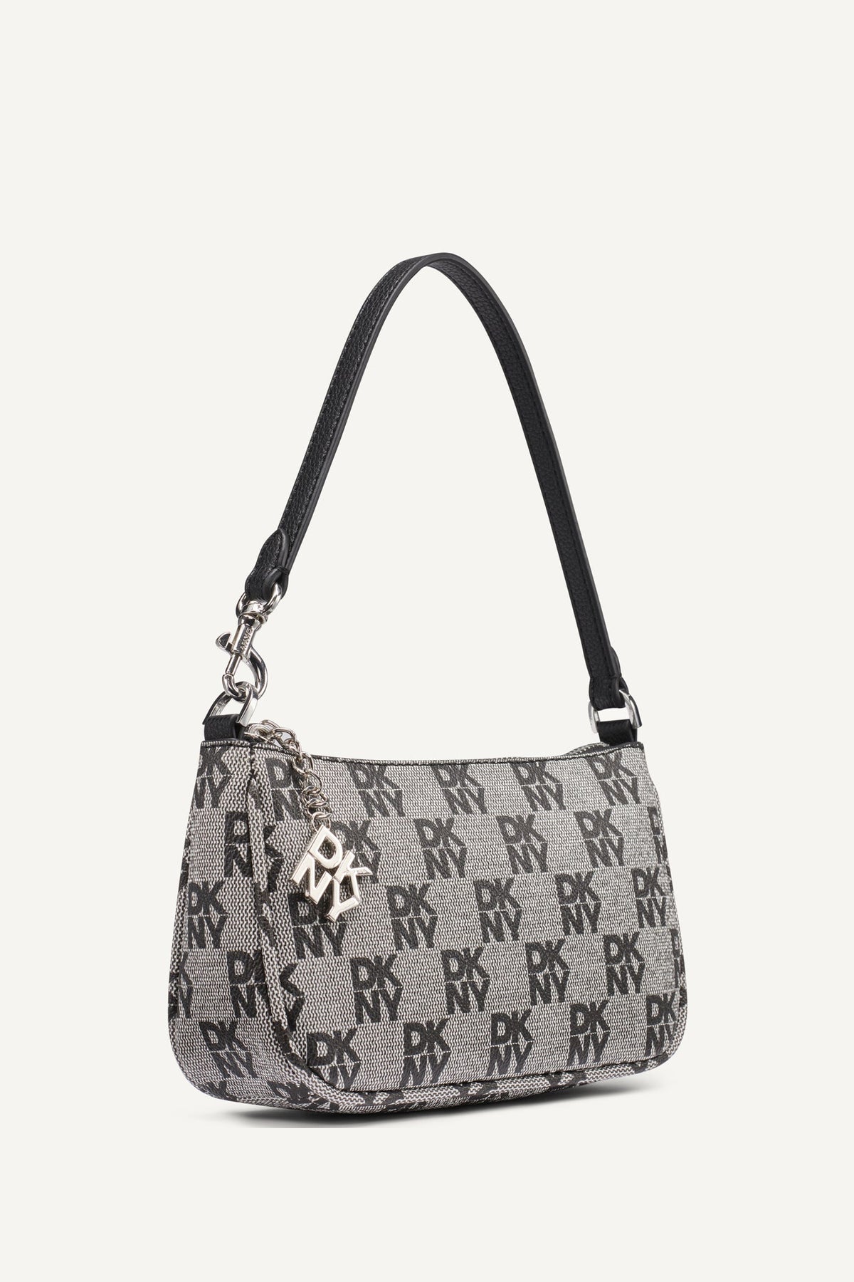 Black Logo Black DKNY SARAH SHOULDER BAG