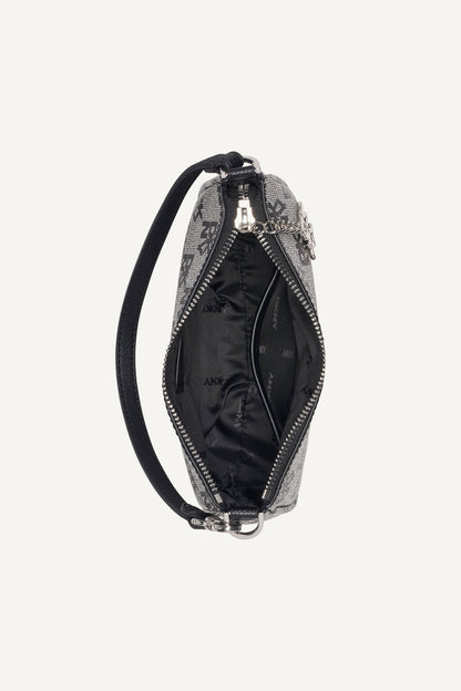 Black Logo Black DKNY SARAH SHOULDER BAG