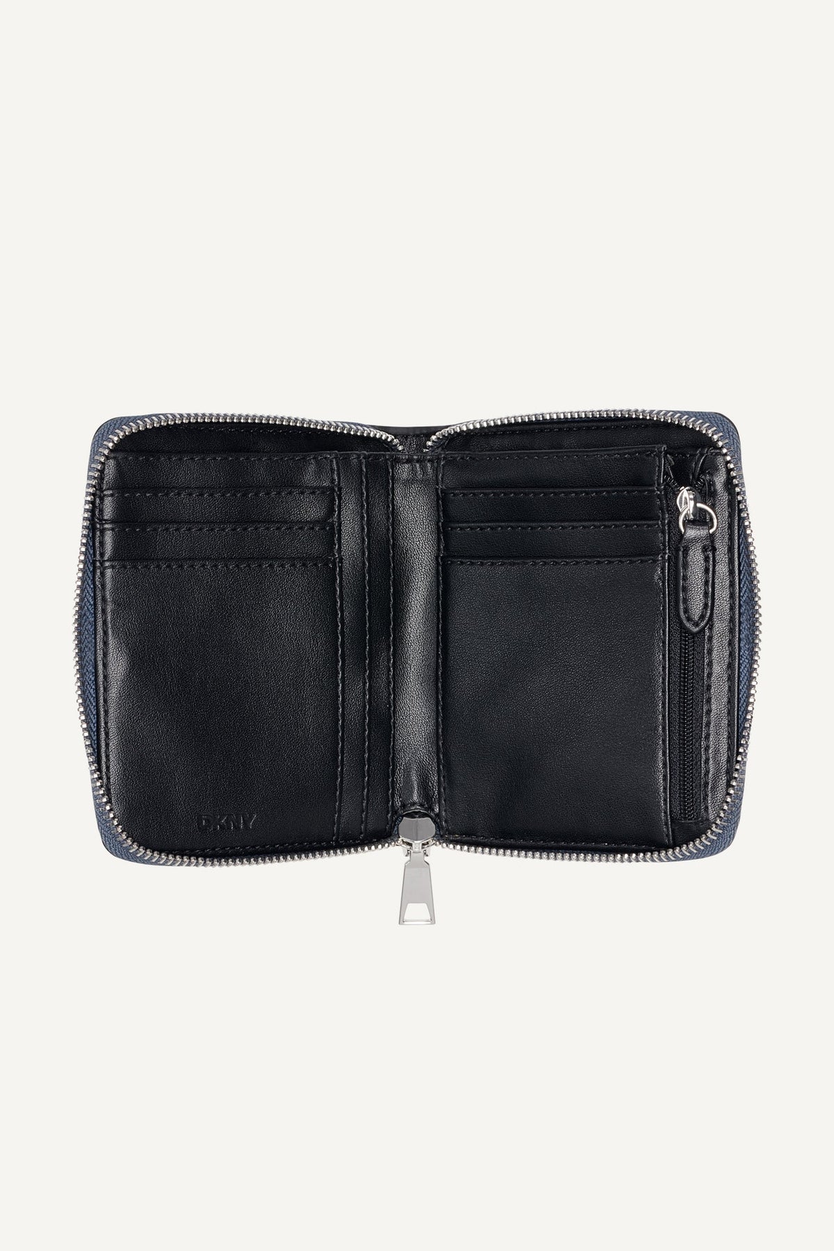 Denim DKNY NESSA SMALL ZIP AROUND WALLET