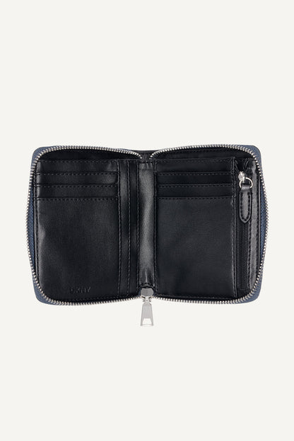 Denim DKNY NESSA SMALL ZIP AROUND WALLET