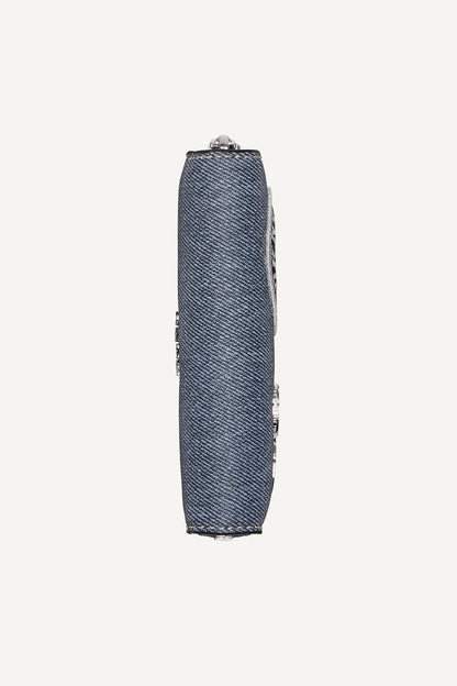 Denim DKNY NESSA SMALL ZIP AROUND WALLET