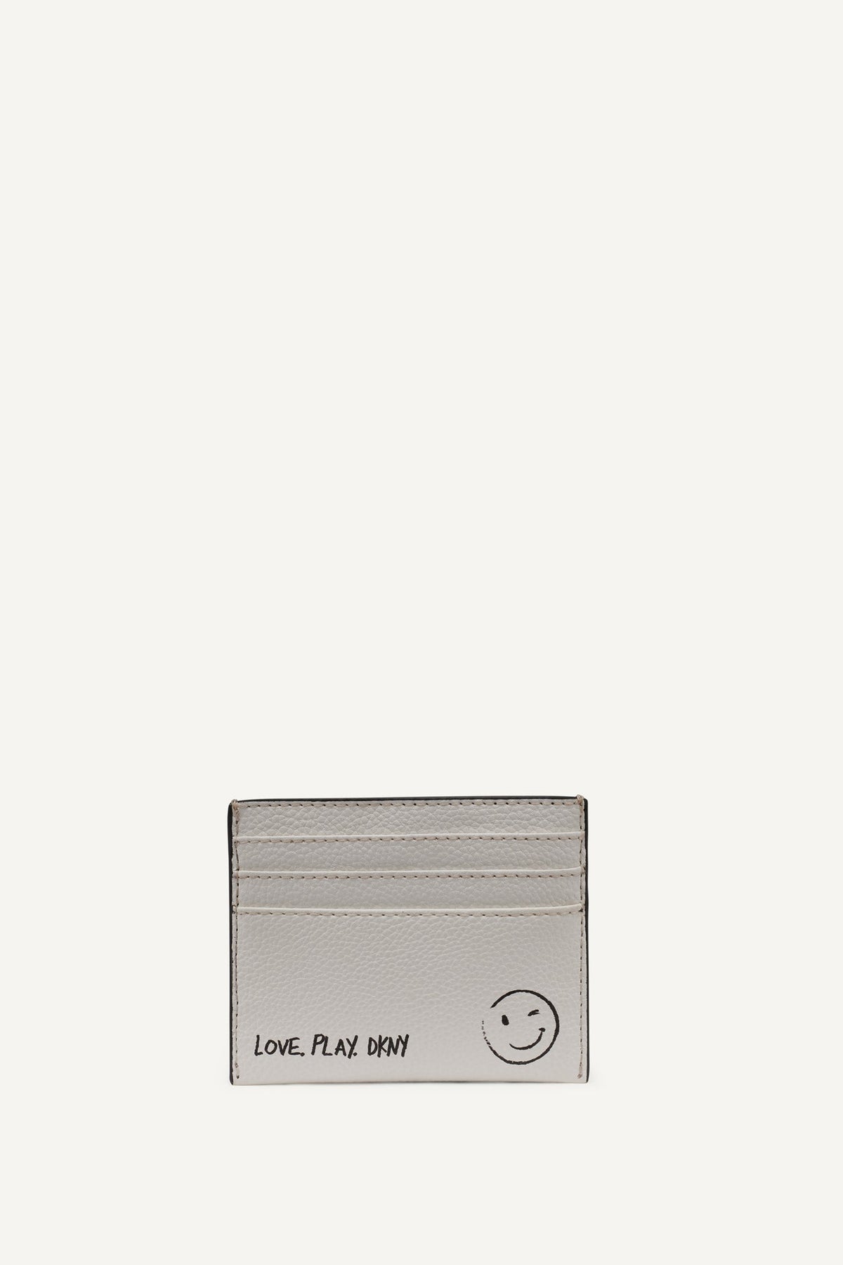 Marshmallow DKNY BRYAR CARD CASE