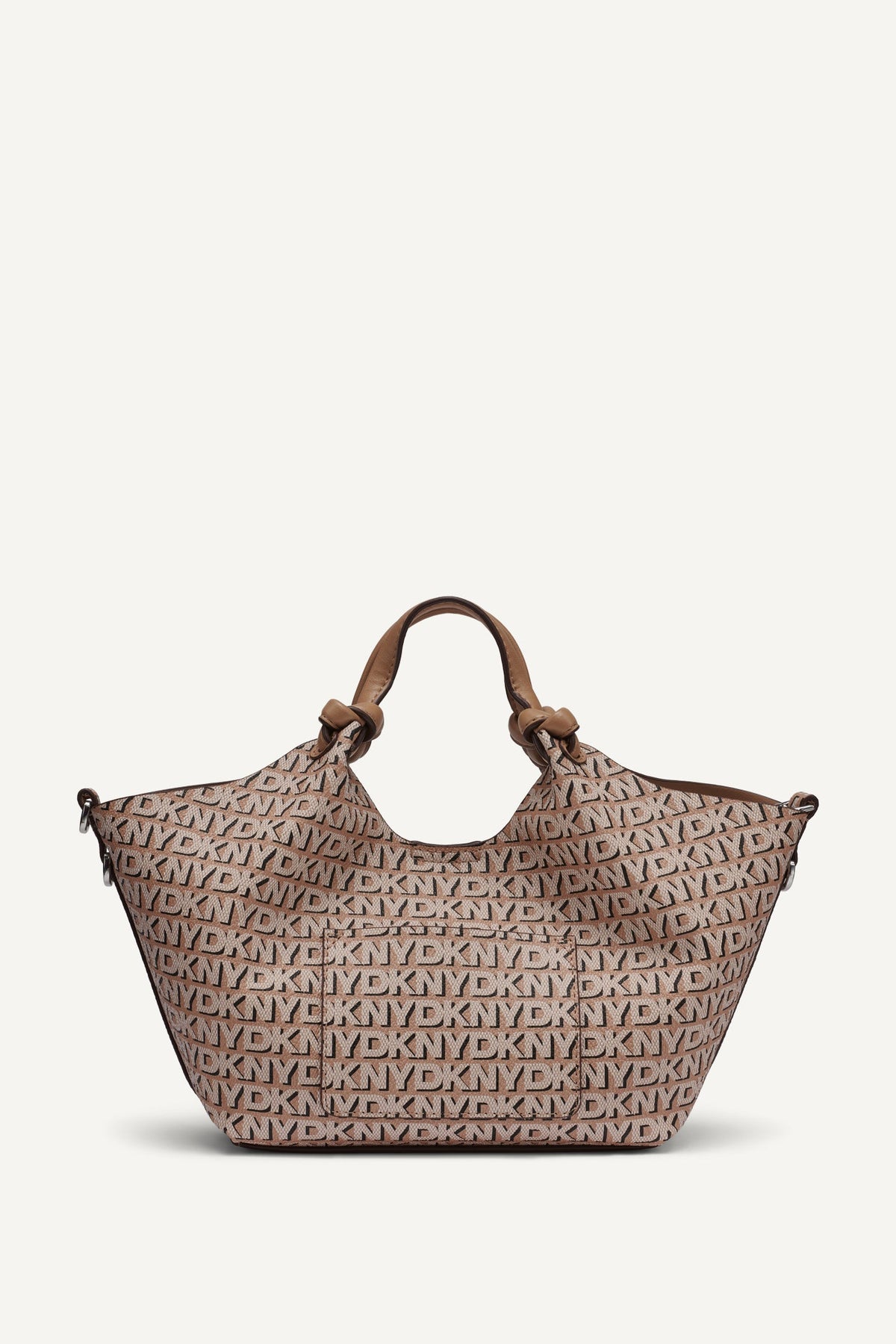Cappuccino DKNY PAULA NEW YORK LOGO SMALL COMMUTER TOTE