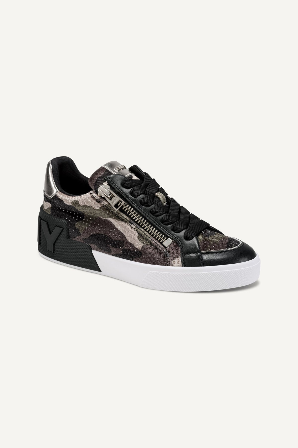 Camouflage DKNY MEI LACE UP SNEAKER