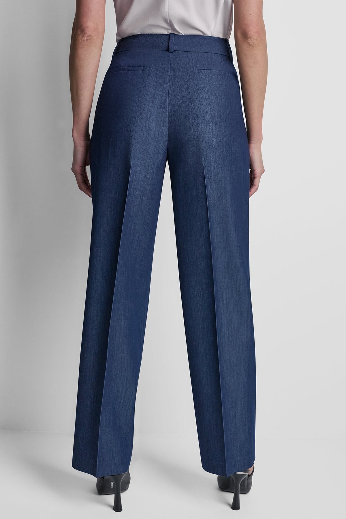 Dark Navy DKNY STRAIGHT LEG TROUSER