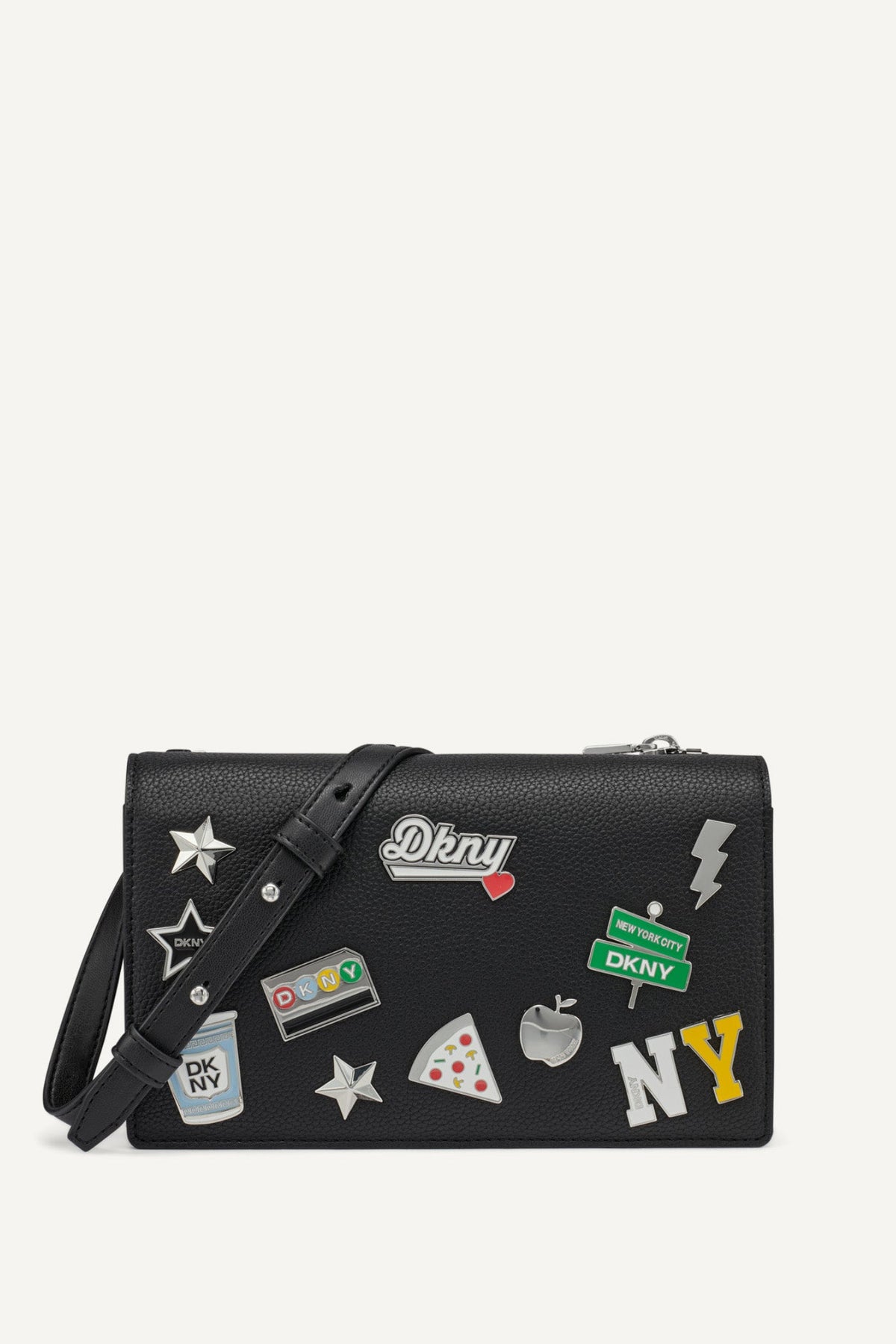 Marshmallow DKNY ETTA WALLET ON A STRING